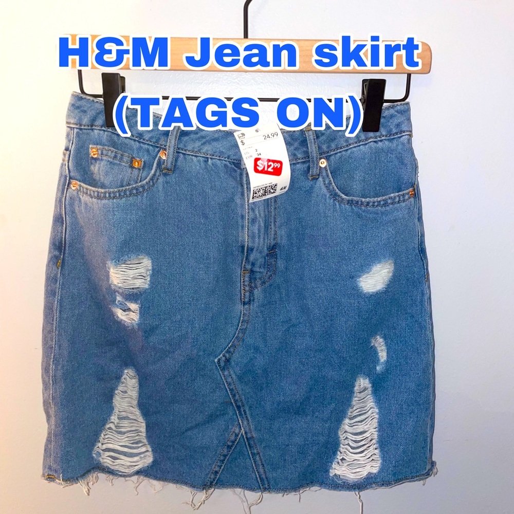 New H&M jean skirt🐬